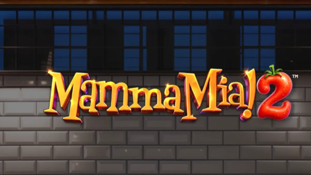 Tampilan visual slot Mamma Mia 2 dengan Chef Salvatore di dapur Italia